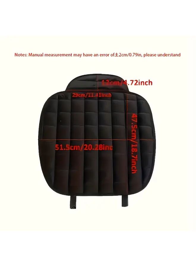 Memory Foam Car Seat Cushion Non Slip Breathable Lightweight All Season Comfort Grey - Image 3