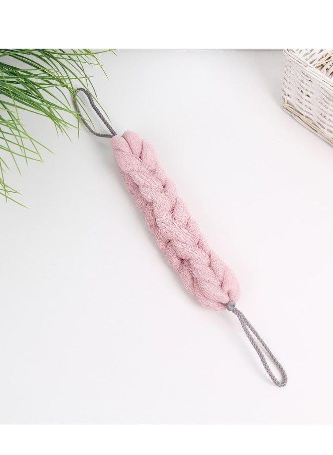 zoba Back Scrubber for Bathing, Fluffy Mesh Bath Sponge, Bath Sponge for Adults and Kids to Exfoliate and Soothe Skin, Removes Dead Skin Cells-pink - Image 2