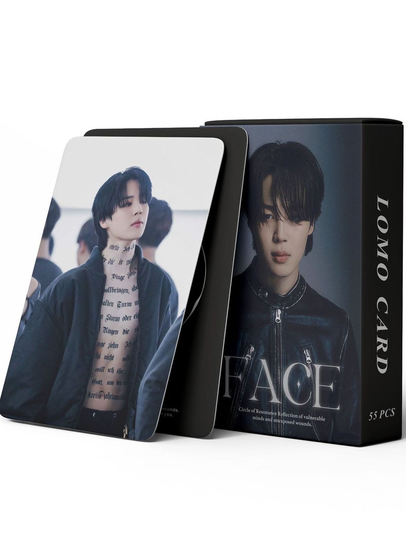EHOME 55-Piece BTS Jimin Single New Album Face Special Photo Filio Lomo Card  - Image 3