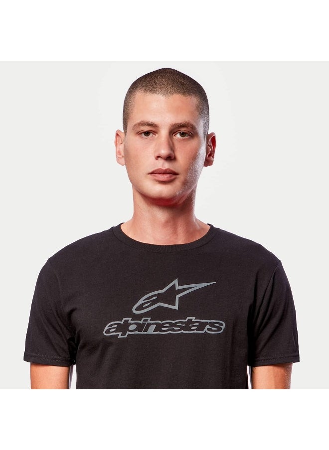 Alpinestars Wordmark Combo T-Shirt (X-Large) (Black/Grey)  - Image 4