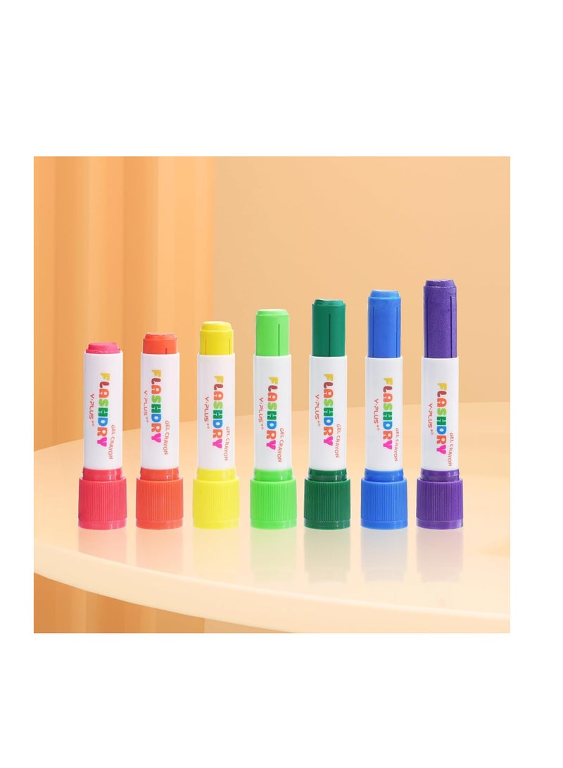 YPLUS Paint Sticks for Kids, Flashdry Tempera Paint Stick for Toddler, 12 Colors Non-toxic Washable Coloring Art Supplies for Ages 2-4 3-5 - Image 3