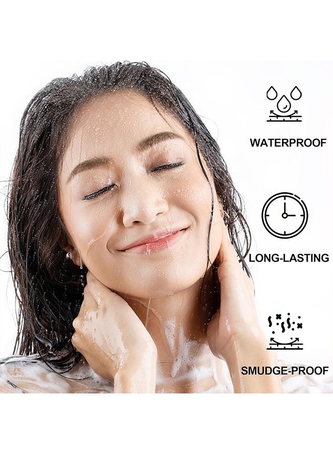 HelloKiss Two Colors Eyebrow Pomade,Natural Long Lasting Waterproof Eyebrow Makeup Gel with Eyebrow Brush Eyebrow Color Cream and Eyebrow Styling Brow Shaping Gel Pomade Light Brown and Dark Brown 01 - Image 5