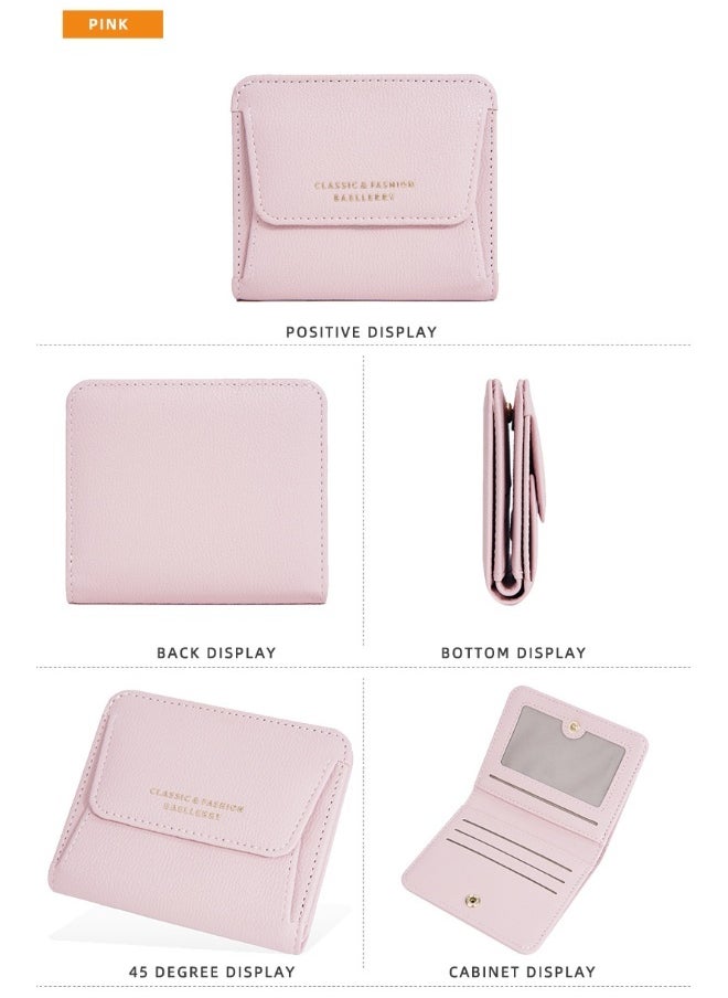 baellerry Women's Wallet Short Fashion Multi-card Coin Purse Youth Coin Bag Card Bag  - Image 3
