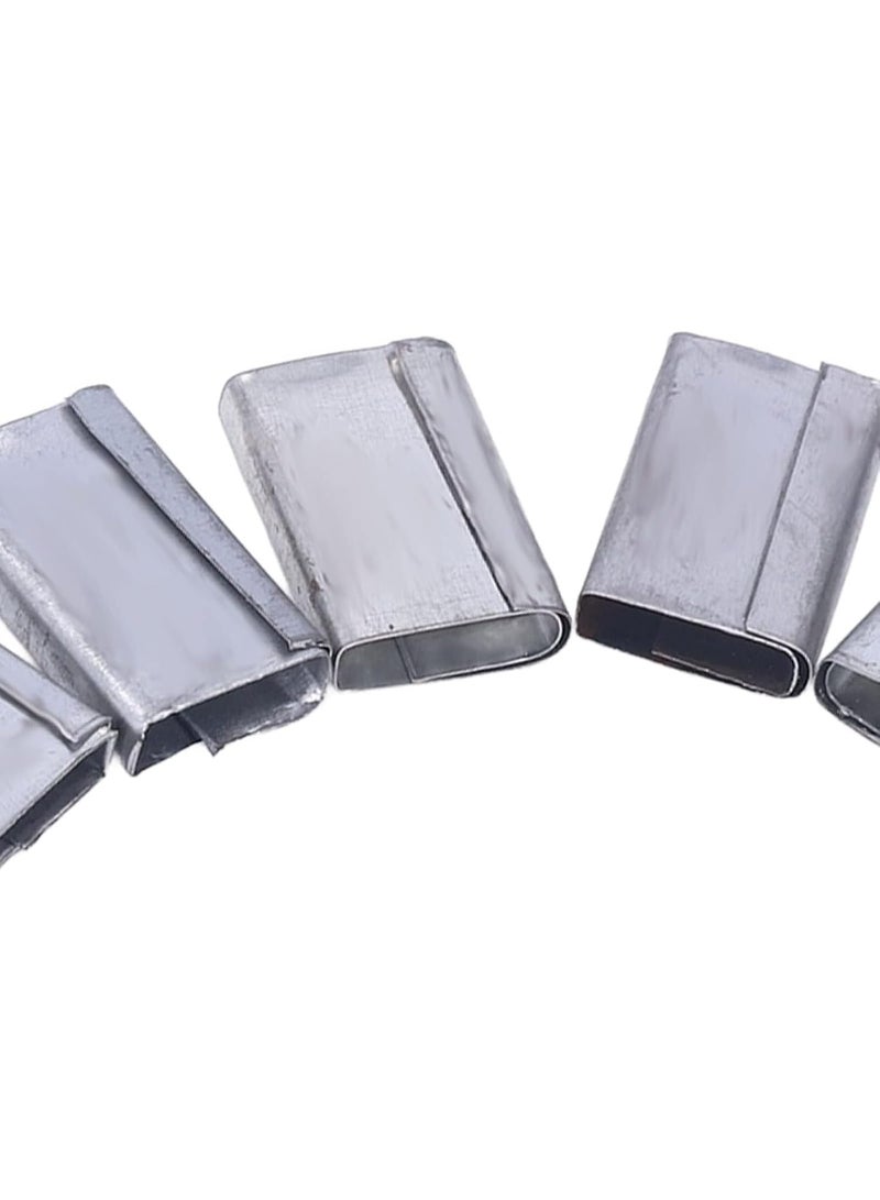 Rubik 300pcs Steel Seal Buckle 30mm x 17.5mm for Securing Packaging and Pallet Strapping Banding  - Image 3