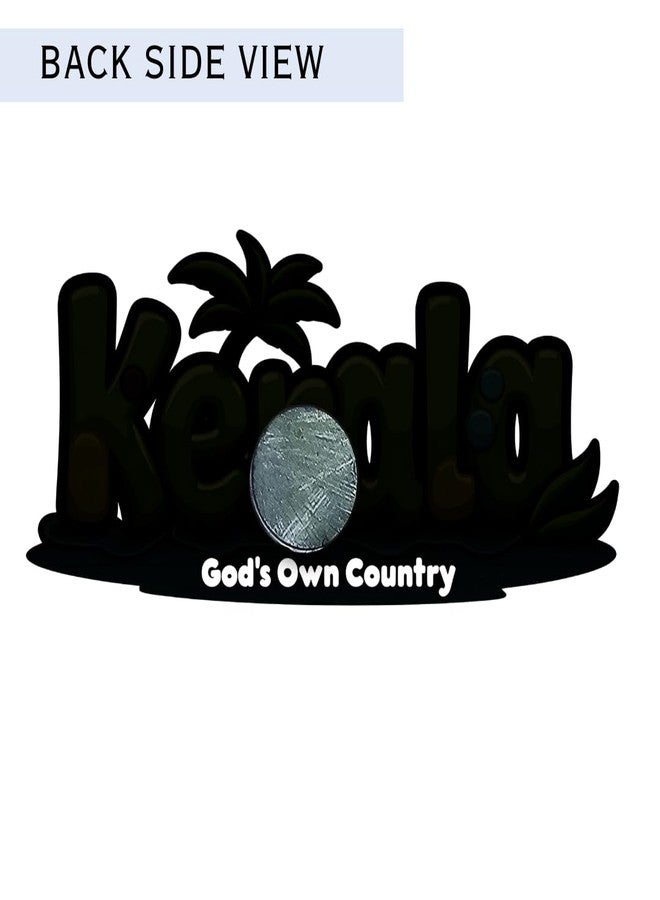 GiftODay Indian State Kerala Theme Souvenir Wooden Fridge Magnet for Refrigerator - Kerala Fridge Magnet for Kitchen Decor | Perfect Souvenir Gift | Size 3x3 Inches | Pack of 1 - Image 2