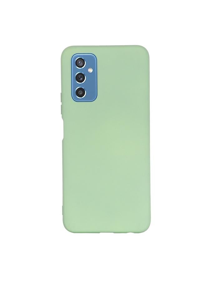 اس-توب جراب لهاتف Samsung Galaxy M52 5G، جراب سيليكون سائل بلون نقي - Image 3