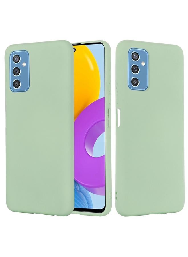 اس-توب جراب لهاتف Samsung Galaxy M52 5G، جراب سيليكون سائل بلون نقي - Image 2