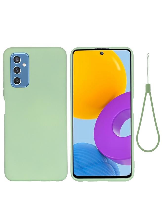 اس-توب جراب لهاتف Samsung Galaxy M52 5G، جراب سيليكون سائل بلون نقي - Image 1