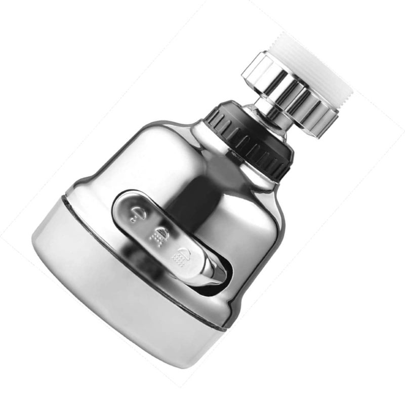 HENIJ HENIJ 1 Pcs Kitchen Faucet Head 360 Rotatable Faucet Sprayer Sprayer Head Replacement Anti Splash Tap Booster Shower and Water Saving Faucet with 3 Modes Adjustment for Kitchen SHORT - Image 1
