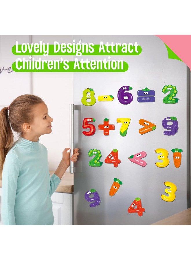 سبرايت جرو أرقام مغناطيسية ورموز رياضية، أداة تعليمية للأطفال للتعرف على الرياضيات، 25 قطعة مغناطيس تتضمن 20 قطعة أرقام من 0 إلى 9 و5 رموز رياضية (أكبر من/أصغر من/يساوي/زائد/ناقص) للأطفال الصغار - Image 5
