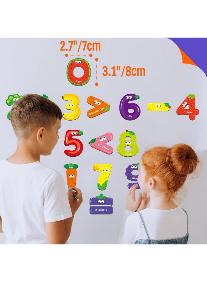 سبرايت جرو أرقام مغناطيسية ورموز رياضية، أداة تعليمية للأطفال للتعرف على الرياضيات، 25 قطعة مغناطيس تتضمن 20 قطعة أرقام من 0 إلى 9 و5 رموز رياضية (أكبر من/أصغر من/يساوي/زائد/ناقص) للأطفال الصغار - Image 4