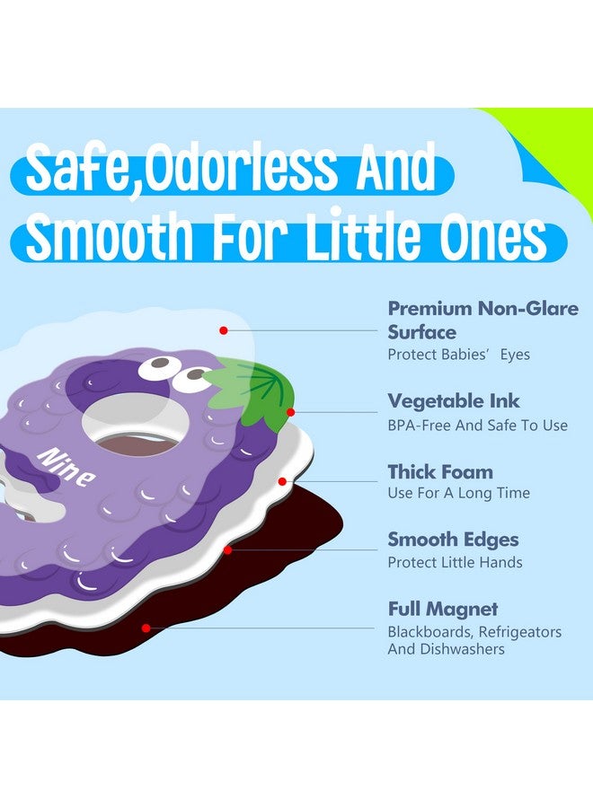 سبرايت جرو أرقام مغناطيسية ورموز رياضية، أداة تعليمية للأطفال للتعرف على الرياضيات، 25 قطعة مغناطيس تتضمن 20 قطعة أرقام من 0 إلى 9 و5 رموز رياضية (أكبر من/أصغر من/يساوي/زائد/ناقص) للأطفال الصغار - Image 2