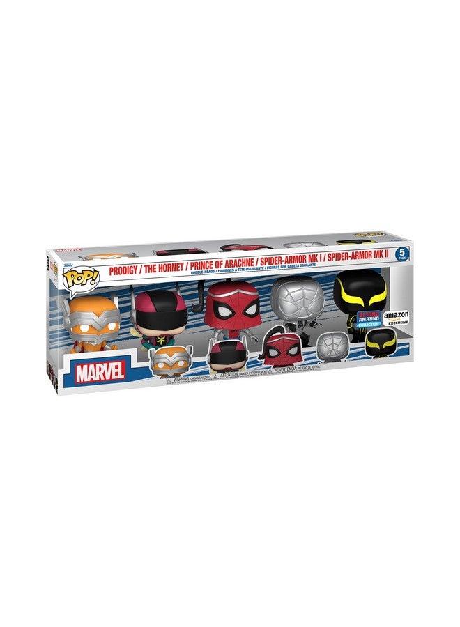 Funko Pop! Marvel: Spider-Man: Beyond Amazing 5 Pack, Amazon Exclusive - Image 1