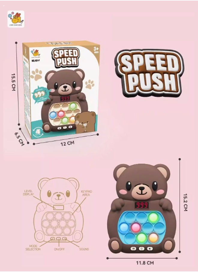 Fazza Light Up Pop Game Electronic Quick Push Light Up Pop GameToys for Adults and Kids  Sensory Toy Birthday Gifts  - Image 3