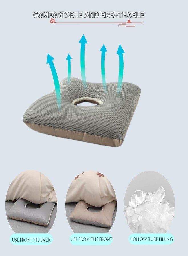 LAROTSUBA Pressure Ulcer Cushion,Bed Sore Cushions,Donut Pillow for Bed sores,Soft,Breathable and Pressure Relief Sciatica Pillow Anti-Decubitus Pad for Seniors,Pregnant and Post-Surgery - Image 3