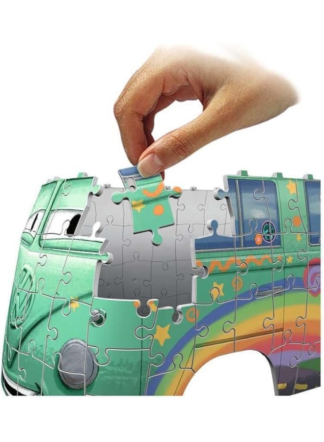 Ravensburger لعبة بازل 3D من ديزني بيكسار سيارات فليمور فورد T1 - 162 قطعة بلاستيكية، عجلات دوارة، تجميع سهل، نموذج زخرفي قابل للجمع - للأعمار 8+ | 11185‑5 - Image 5