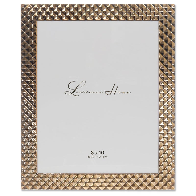 لورانس فرايمز إطارات لورانس إطارات الماس الإطار المعدني المصقول 8x10 الذهب - Image 1