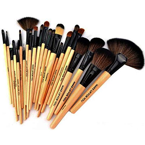 Jiaoer Set of 24 make up Brushes Set with Black Pouch - Image 2