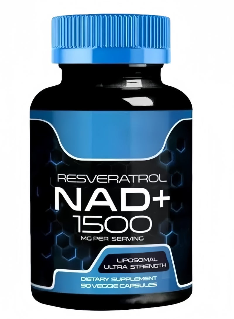 فوز اليوم مكمل NAD الغذائي، 1500 مجم - مكمل NAD+ شحمي (ليبوزومي) - كبسولات فائقة القوة، 90 كبسولة - Image 1