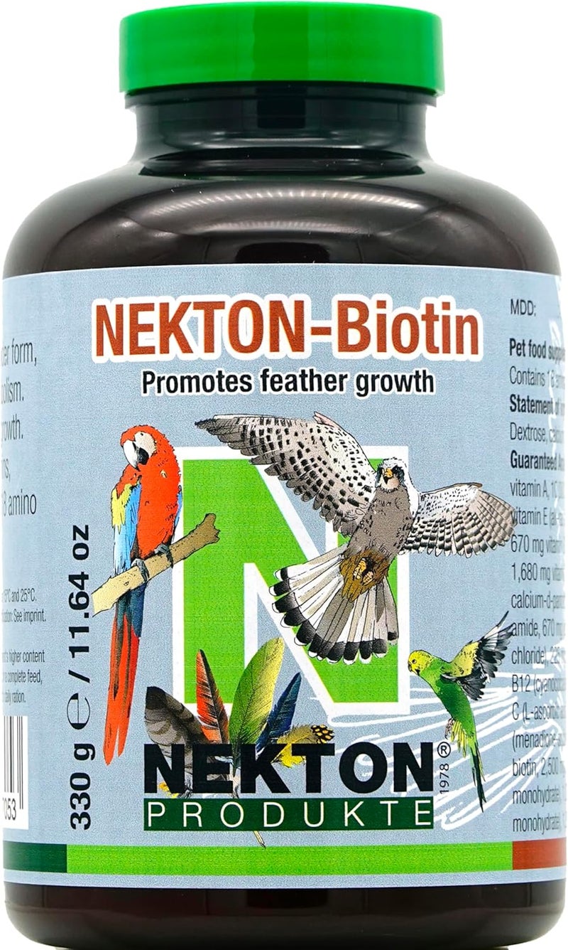 نيكتون بيوتين لتغذية الريش (Nekton-Biotin for Feathering)، 330 جرام (11.64 أونصة). - Image 1