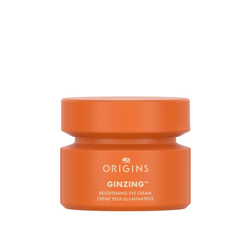 Origins GinZing Brightening Eye Cream with Vitamin C & Niacinamide| Visibly Reduces Dark Circles, Warm, 0.5 Fl Oz - Image 1