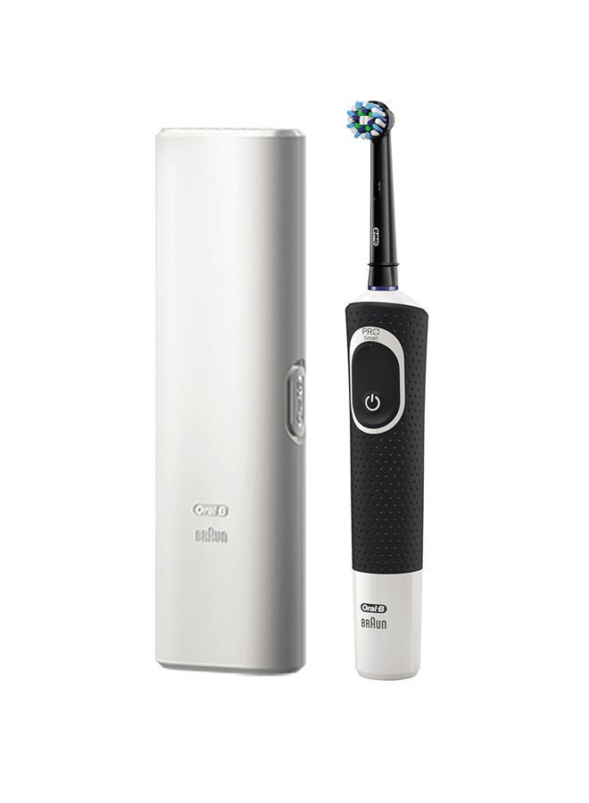 NIBEMINENT Electric Rechargeable Toothbrush With Travel Case Black - Image 2