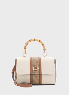 Kerima Bamboo Top Handle Flap