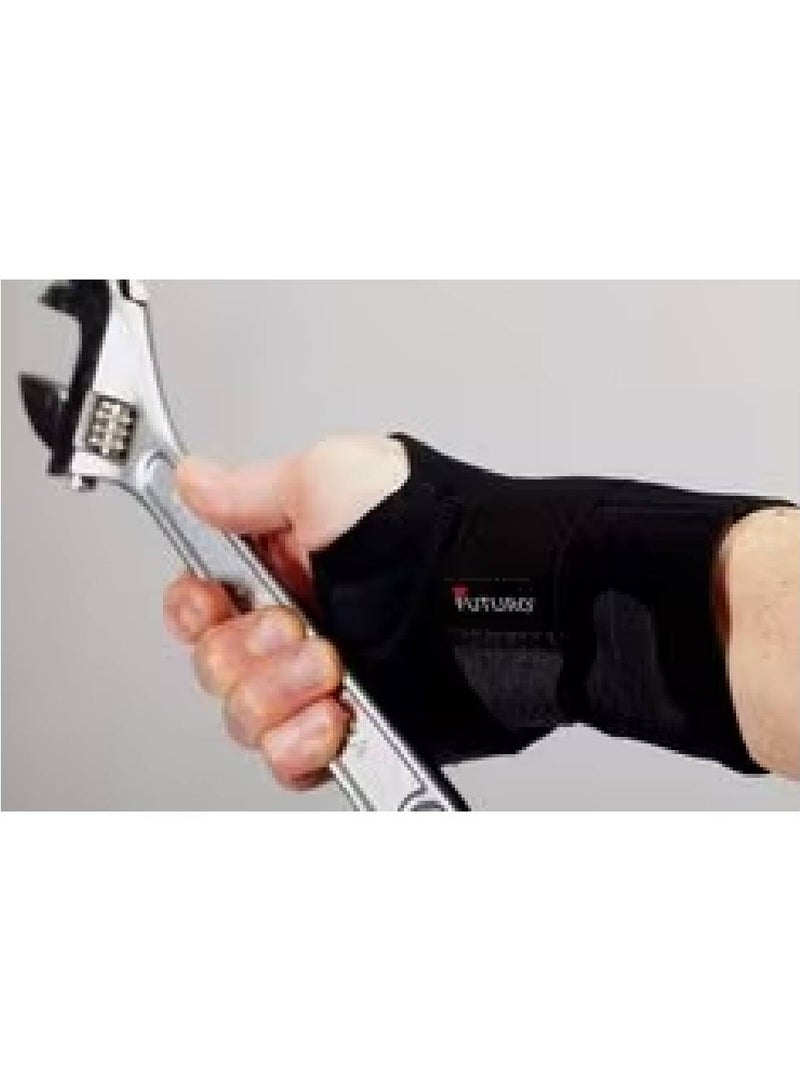 FUTURO دعامة تثبيت ضغط المعصم الأيسر من فوتورو، مقاس صغير إلى متوسط، صغير إلى متوسط - Image 4
