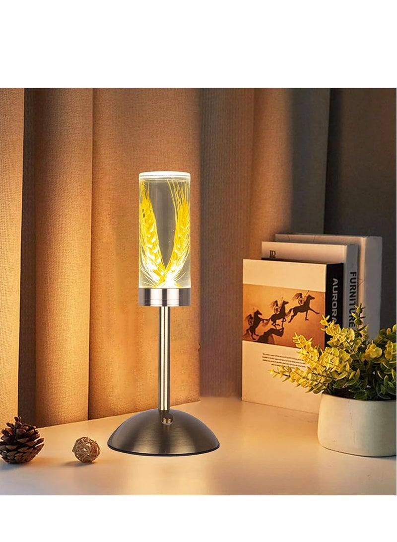Barley Eternity Flower Acrylic LED Table Lamp, Creative Night Light, Bedroom Nightstand Ambiance Decor Accessory - Image 3