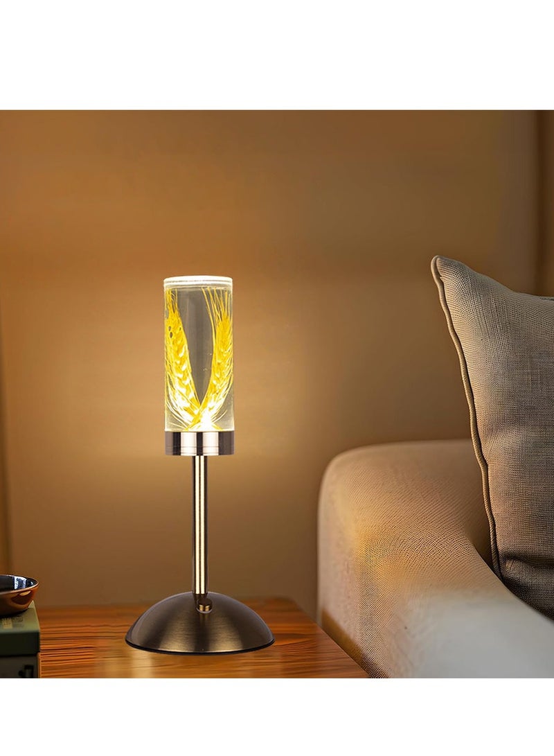 Barley Eternity Flower Acrylic LED Table Lamp, Creative Night Light, Bedroom Nightstand Ambiance Decor Accessory - Image 4