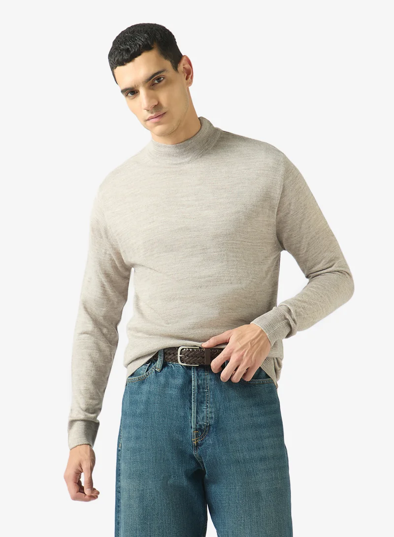 Robert Wood Casual Turtle Neck Pullover Sweater