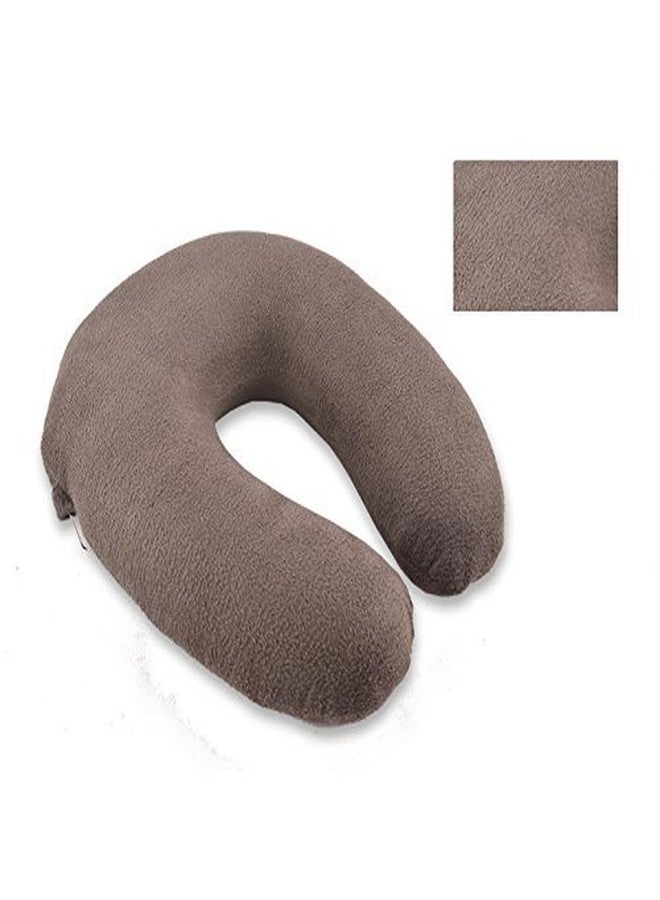 Jassi Toy Comfortable Polyester Pillows for Head Support Travel Neck Pillow (Grey) - Image 3