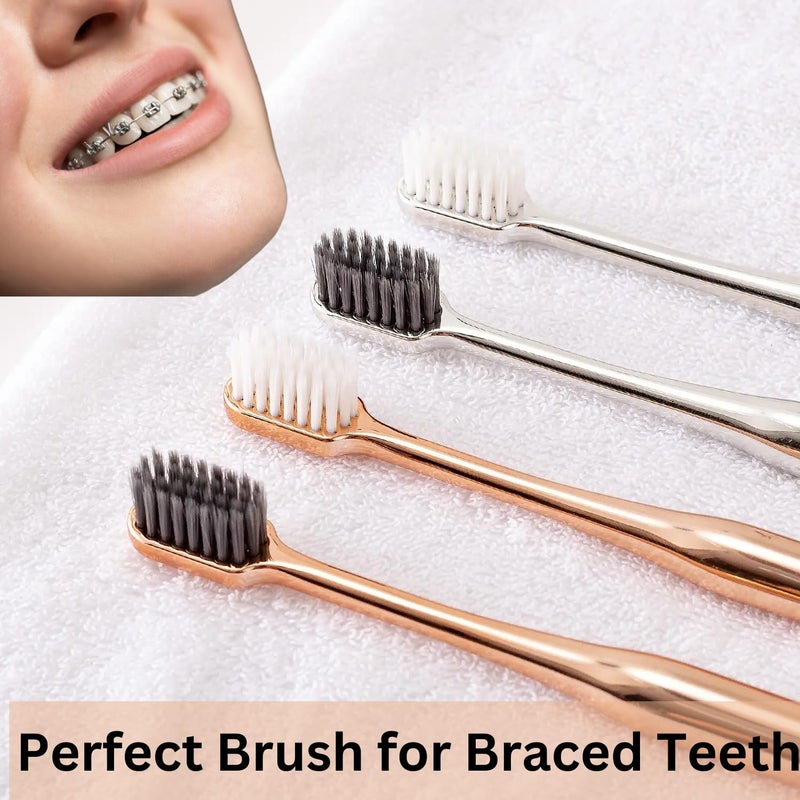 KICKZU V-Shaped Orthodontic Toothbrush for Braces, Soft Bristles | No Interdental Brushes Included | Extra soft & gentle bristles | Reaches all the critical areas including gum line - Image 5