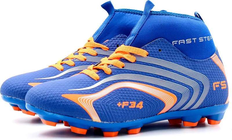 فاست ستيب High Top Sock Cleats AstroTurf Football Sports Shoes 930XA034K