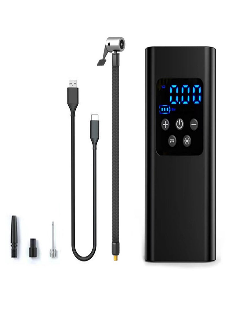 Tire Inflator Portable Air Compressor 4000mAh & 150PSI Air Pump for Car Tires Tire Pump with LED Light for Car Motor Bike Ball - Image 1