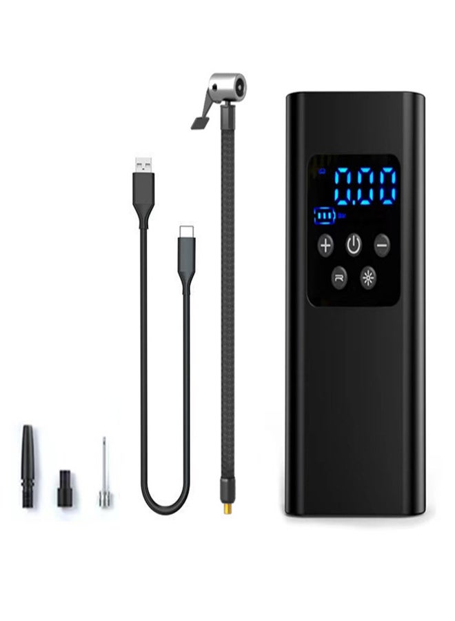 Tire Inflator Portable Air Compressor 4000mAh & 150PSI Air Pump for Car Tires Tire Pump with LED Light for Car Motor Bike Ball - Image 1