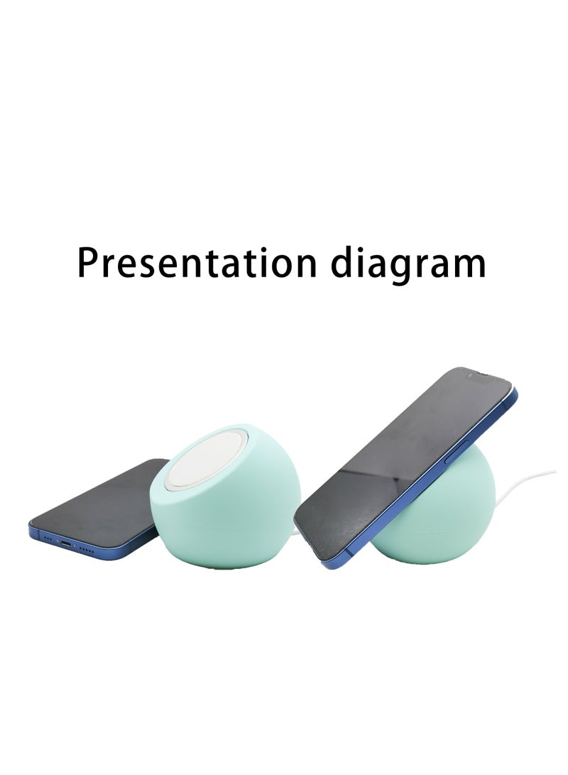 MagSafe Wireless Charger Silicone Base, Phone Holder, Angle Adjustable, Non-slip Design, Suitable for Office, Home  - Image 2
