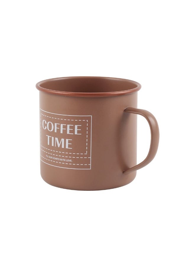 DANUBE HOME Danube Home Mocha Mug 500Ml 11.5 X 8.7 X 8 Cm Iron Metal Mug Coffee Mug For Home Kitchen Dining - Brown  - Image 2