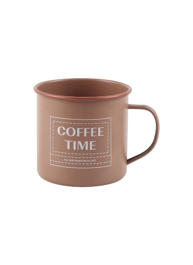 DANUBE HOME Danube Home Mocha Mug 500Ml 11.5 X 8.7 X 8 Cm Iron Metal Mug Coffee Mug For Home Kitchen Dining - Brown  - Image 3