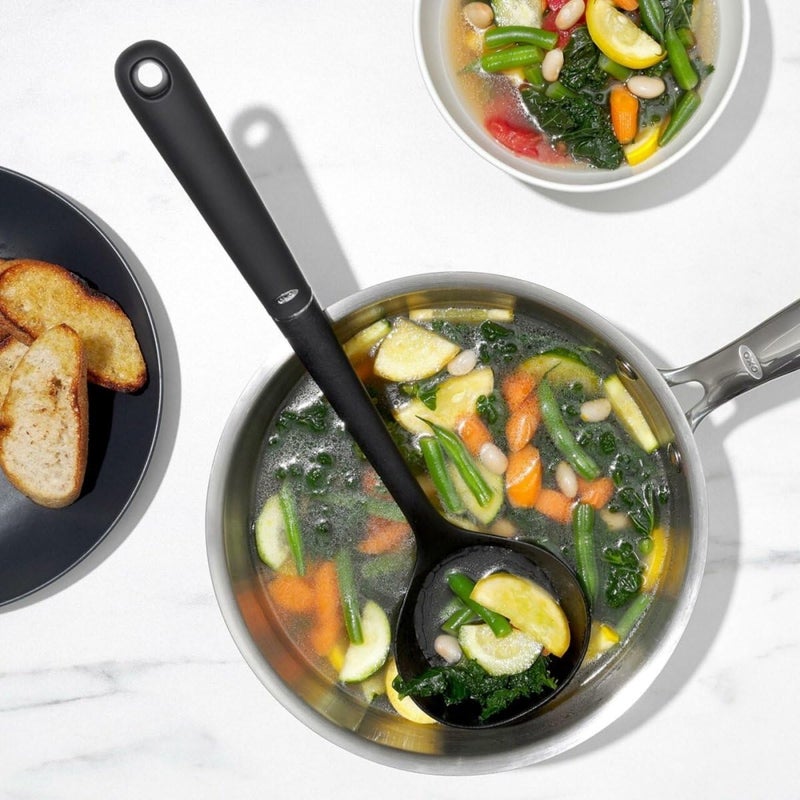 OXO Good Grips Nylon Ladle, Black, One Size - Image 5