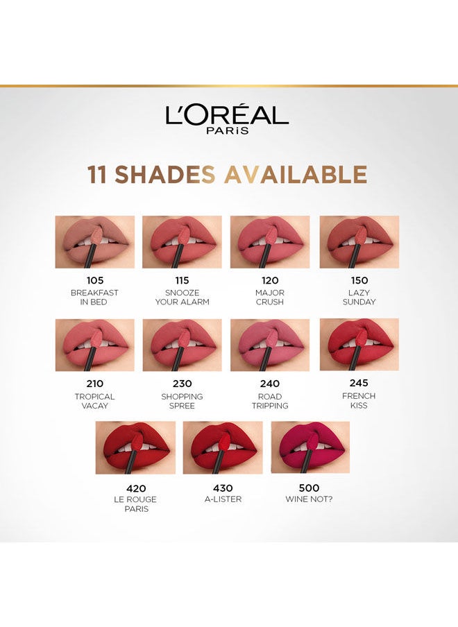 L'OREAL PARIS - Infaillible Matte Resistance Liquid Lipstick With Hyaluronic Acid - 230 Shopping Spree - Image 1