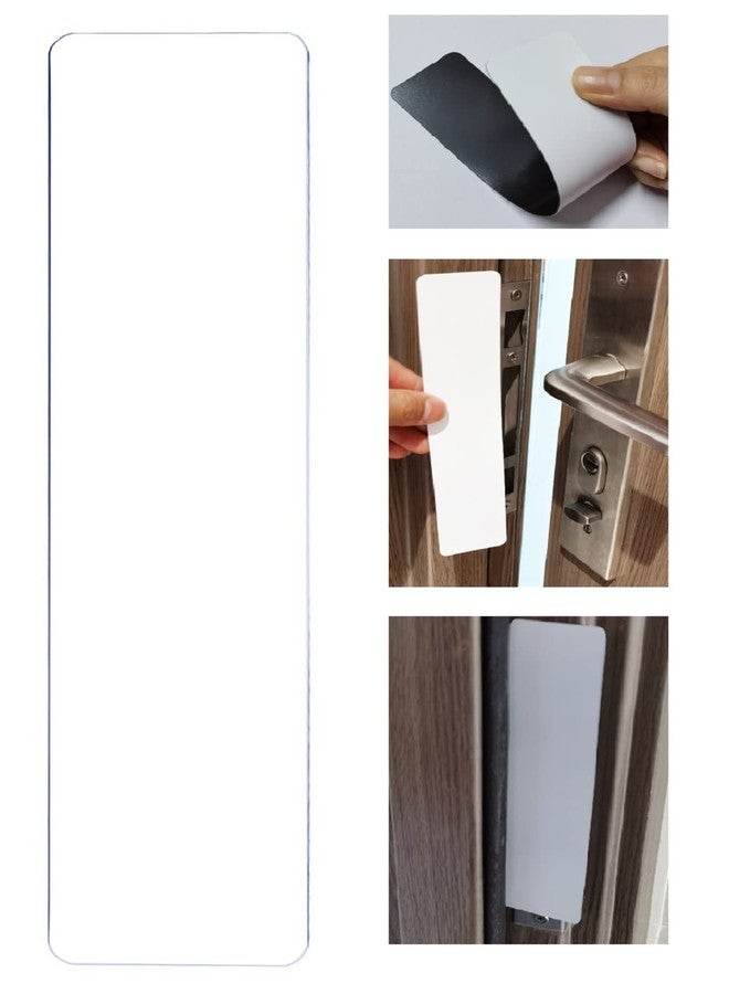 YnFag 60 Pack Lockdown Magnetic Strips for School Office Public Business District Lockdowns Rapid Lockdown Magnet Strongest Lockdown Magnet 0.8mmThick (White, Pure Color) - Image 3