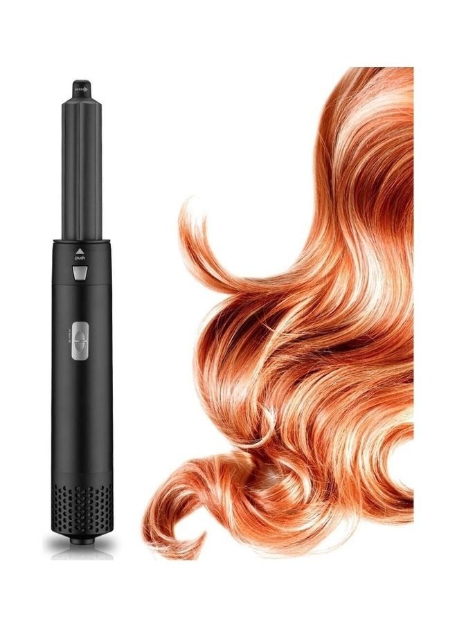 5 in 1 Multi Hair Dryer Styler: High-Speed Negative Ionic Brush for Curling, Volumizing, Straightening, Waves - Professional Salon Tool Black