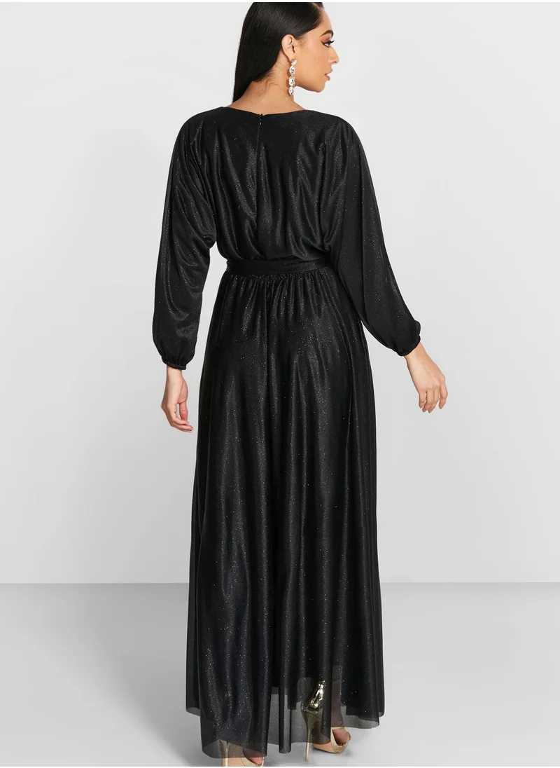 Khizana Shimmer A-Line Dress