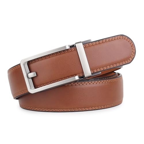 ZORO UNITED Vegan Leather Belt for Men | Formal/Casual, Brown - Image 2