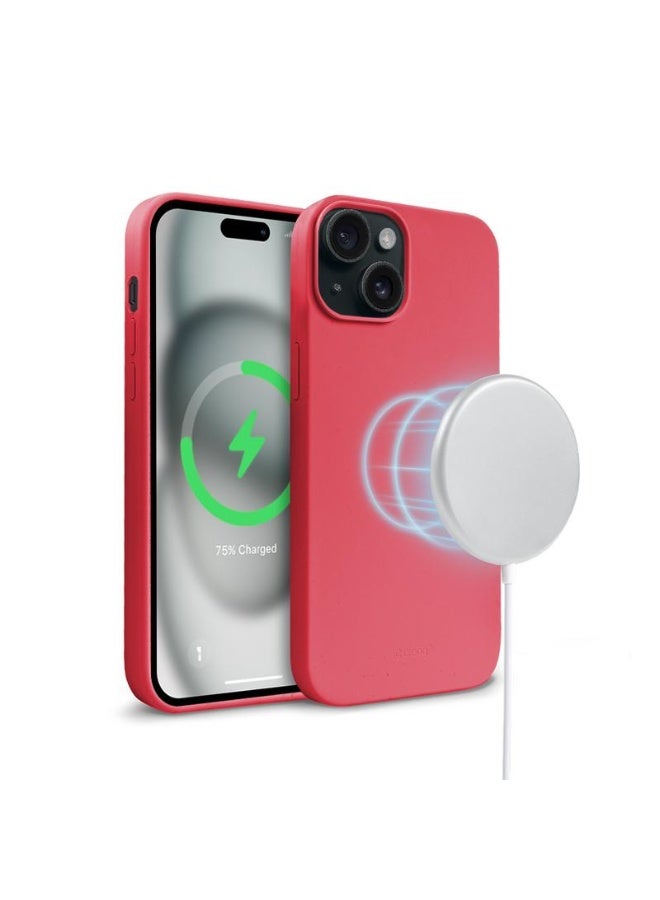 devia Silicone Case for iPhone 14 6 1 Inch 2M Drop Test Certified Magnetic Charging Compatible Light Weight Full Protection Vanish Color Design Creative Case - Image 1