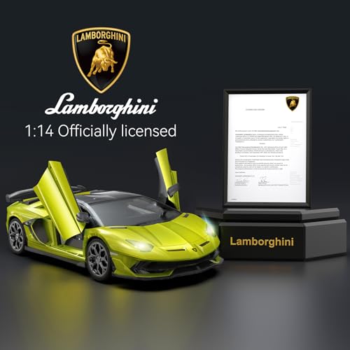 AEROQUEST Lamborghini Remote Control Car Officially Licensed 114 Lambo RC Car for Boys Girls Birthday Gift Green Toys for 3 4 5 Years OldGreen - Image 5