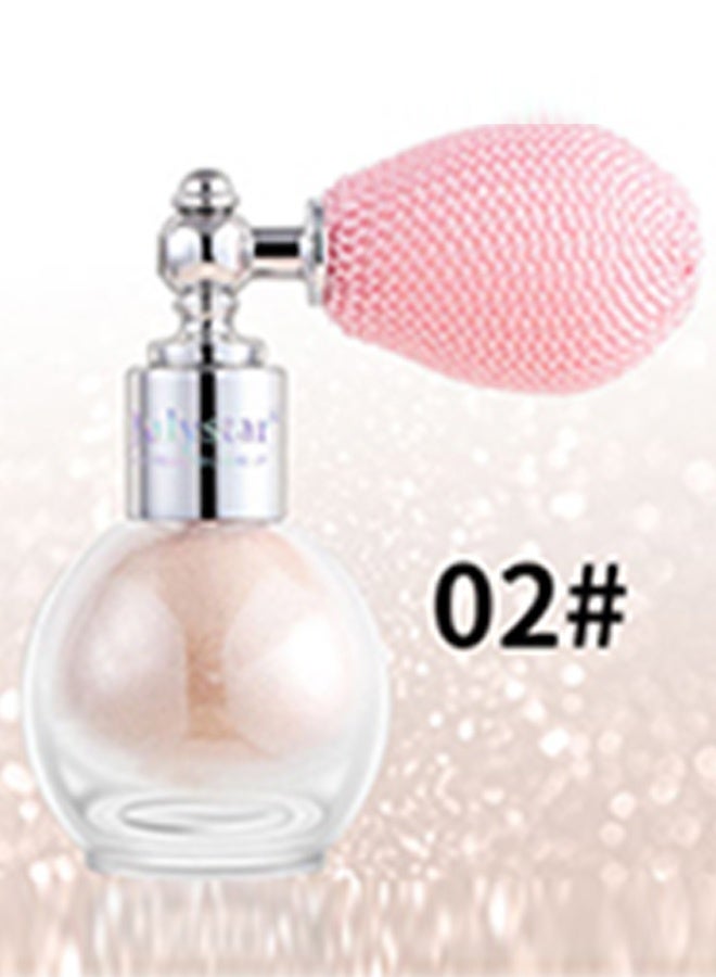 Julystar Fairy Highlight Body Spray 02, Facial Contouring Fine Shimmering Liquid Highlighter, Long-Lasting Sweatproof Stage Makeup Glitter Highlighter Powder Body Spray - 3.5G - Image 2