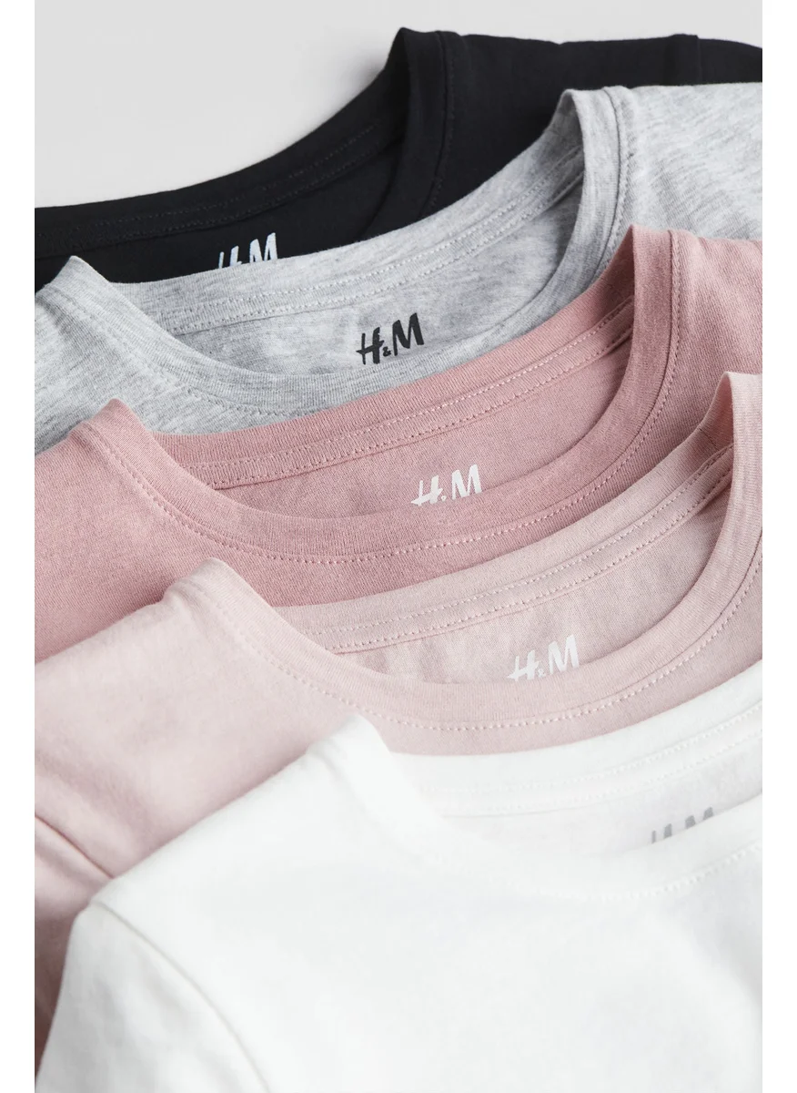 H&M 5-Pack Cotton T-Shirts