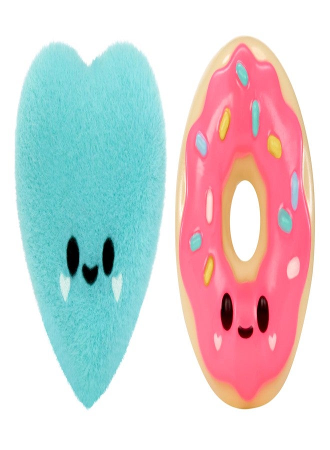 Fluffie Stuffiez Heart Candy & Donut Minis Collectible Feature - Surprise Reveal Unboxing Soft and Squishable Tactile Play Fidget DIY - Image 1